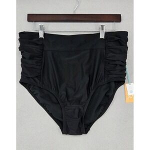 KONA SOL High-Waist High-Coverage Bikini Bottom 14W